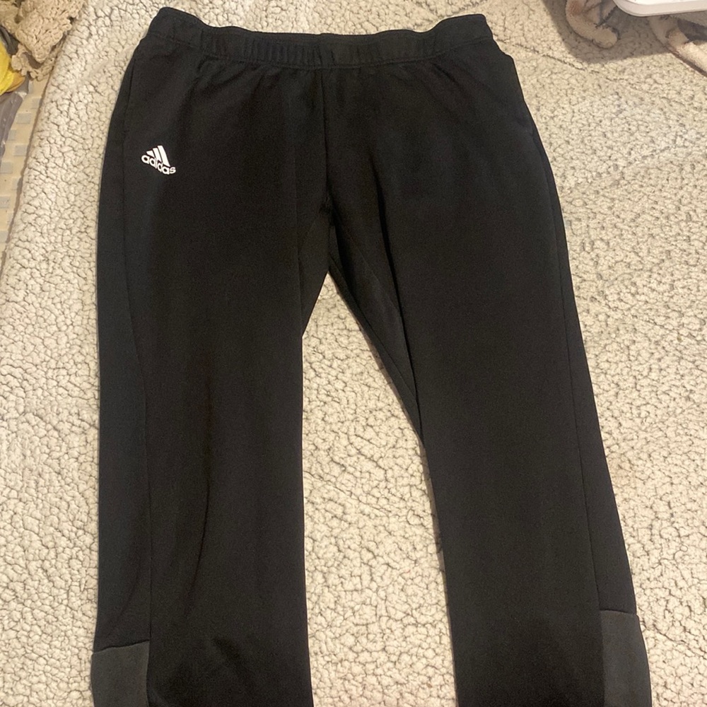 Black Adidas sweatpants size double XL tall